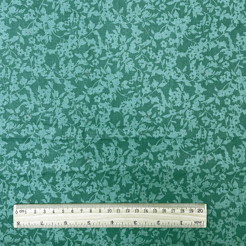 Coated  Cotton BAIBA Malachite / Fir